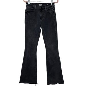Frame Le High Flare Charcoal Gray Jeans Size 26‎